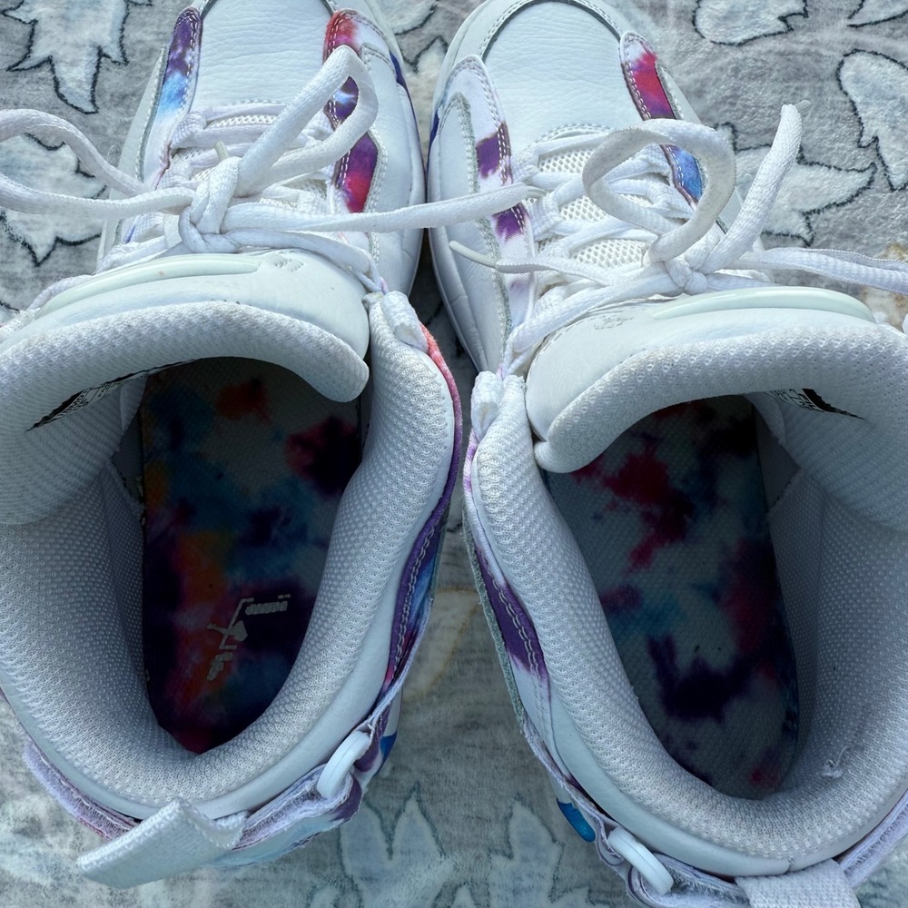 FILA Grant Hill 2 Sneaker Mens Size 9 White Tie Dye High Top Y2K 1BM01234-125 - Picture 8 of 9